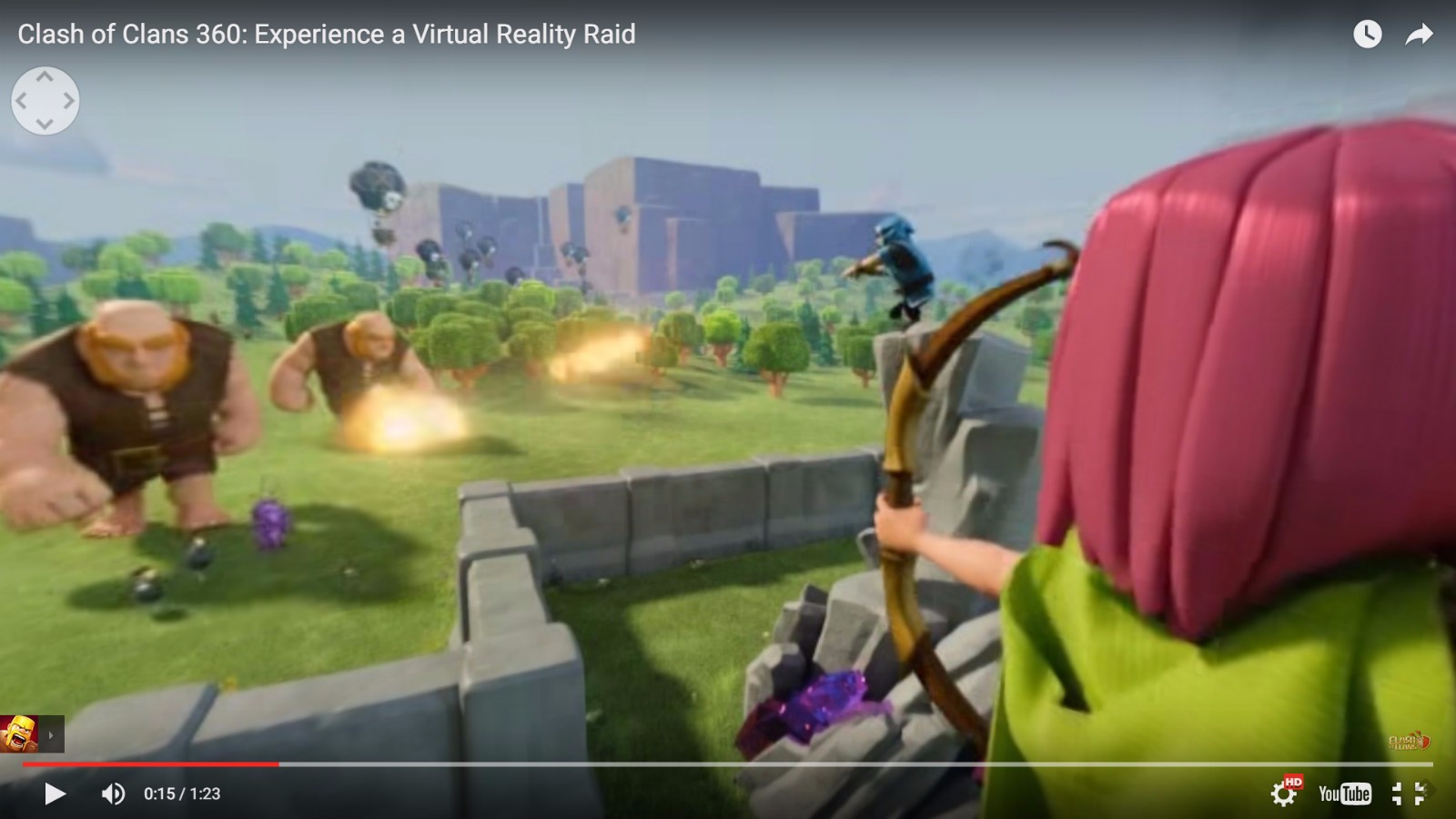 Supercell拍了一部“可以玩的”全3D《部落冲突》宣传片
