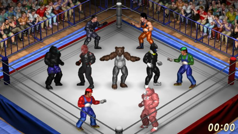 在这款Steam热销榜第一的摔跤游戏里，玩家们已经自创了超过2000名角色