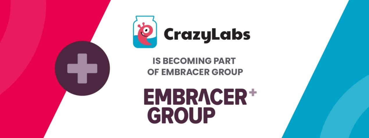 Embracer Group宣布收购CrazyLabs