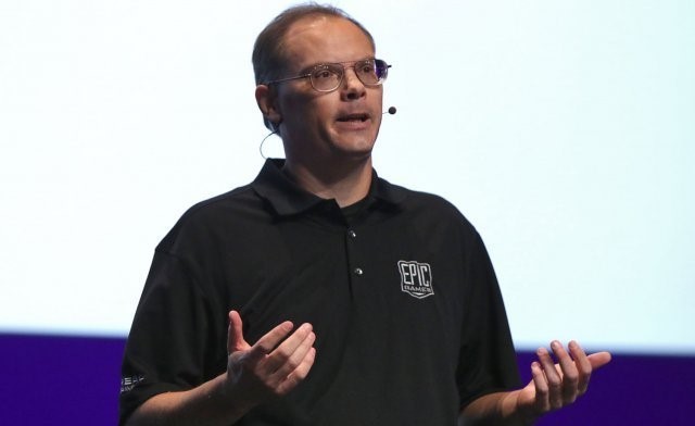 图二 GDC 2017大会上，Epic Games创始人 Tim Sweeney.jpg